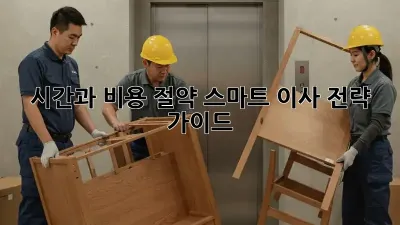 시간과 비용 절약! 스마트 이사 전략 가이드